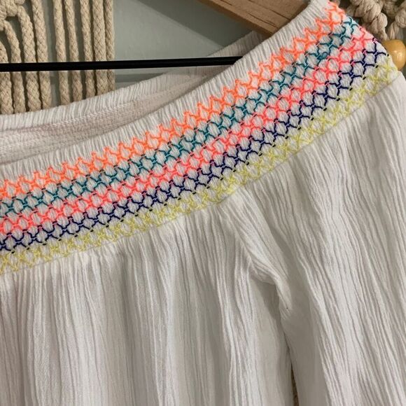 LILLY PULITZER Women’s Katya Off The Shoulder Top Resort White XS - Picture 5 of 8